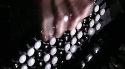 Playing an accordion Stock Footage 55672137