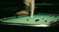 The playing and resting adult friends at the billiards (pool) club HD Footage