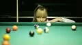 The playing and resting adult friends at the billiards (pool) club HD Footage
