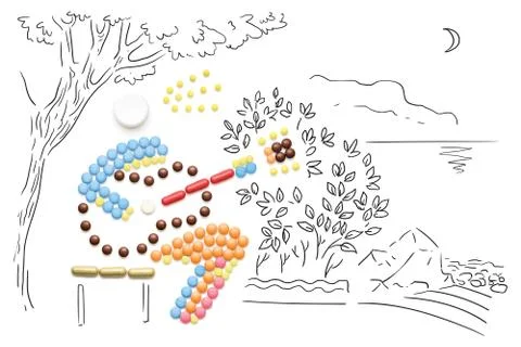 Playing with bacteria. Stock Photos
