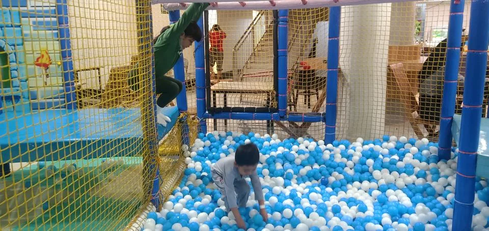 Playing Ball Bath Stock Photos