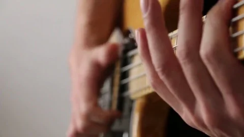 Playing the bass Video stock 78832517