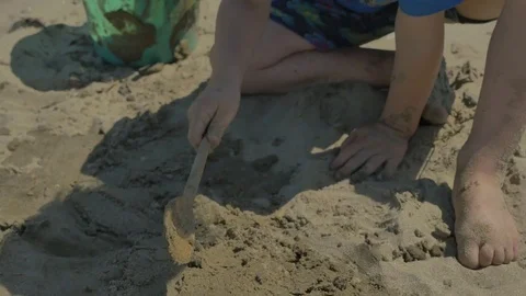 Playing on the beach Stock Footage 83629023