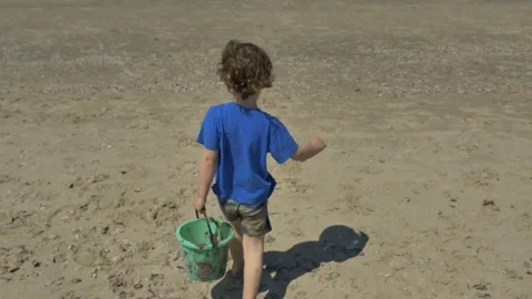 Playing on the beach Stock Footage 83629070