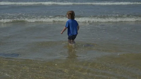 Playing on the beach 動画素材 83629347