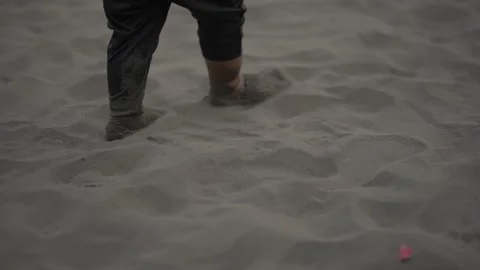 Playing at the beach 스톡 동영상 244353593