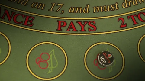 Playing black jack at a gambling table. Stock Footage 51850947