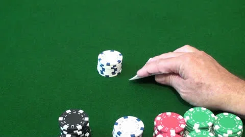 Playing Blackjack And Getting Paid Stock Footage 26188573