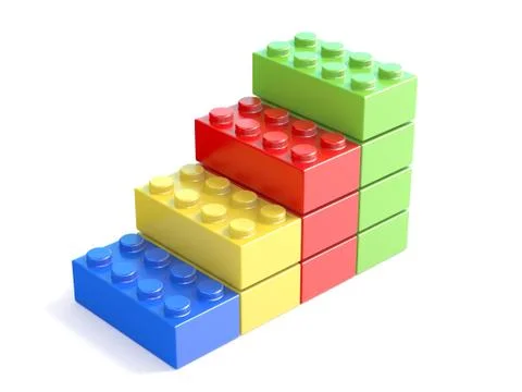 Playing blocks Illustrazione stock