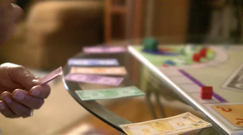 Playing a board game (4 of 5) Video stock 4167607