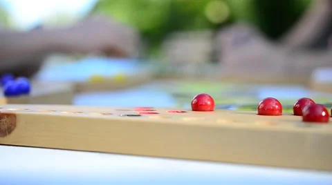 Playing the board game Stock Footage 66587084