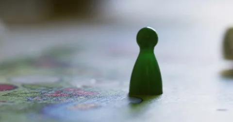 Playing board games Stock Footage 94705294