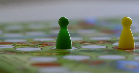 Playing board games Stock Footage 94705349