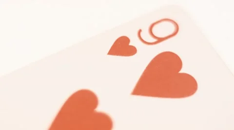 Playing Card - 9 Of Hearts Stock Footage 60361947