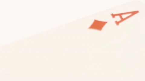 Playing Card - Ace Of Diamonds Stock Footage 60347443