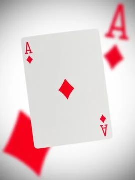 Playing card, ace Stock Illustration