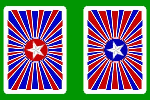 Playing Card Back Designs Stockillustratie