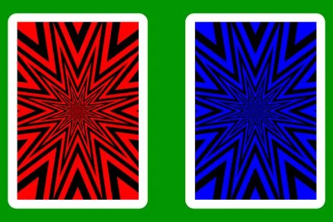 Playing Card Back Designs Stockillustratie