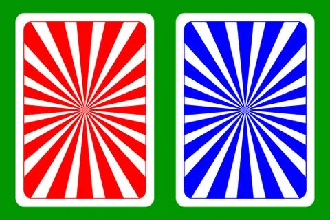 Playing Card Back Designs Stockillustratie