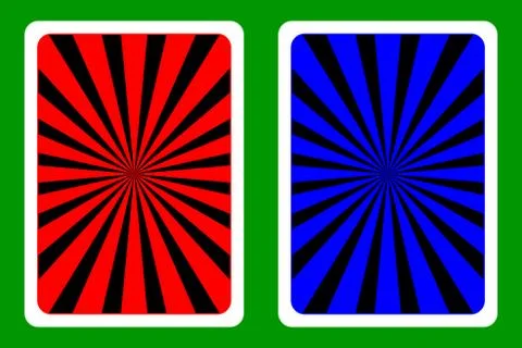 Playing Card Back Designs Stockillustratie