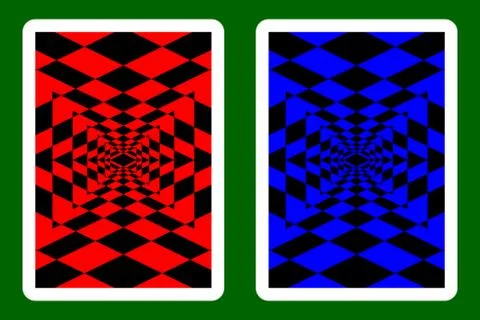 Playing Card Back Stockillustratie