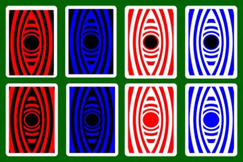 Playing Card Back Stockillustratie