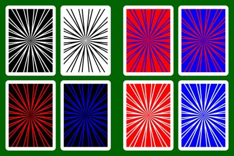 Playing Card Back Stockillustratie