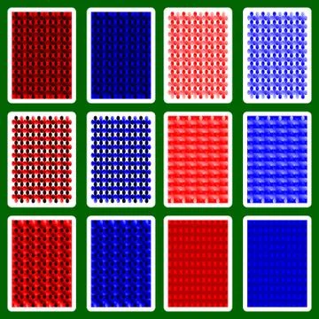 Playing Card Back Stockillustratie