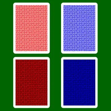 Playing Card Back Stockillustratie
