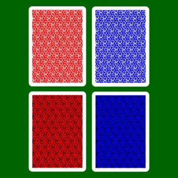 Playing Card Back Stockillustratie