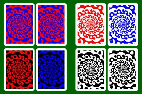 Playing Card Back Stockillustratie