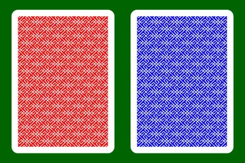 Playing Card Back Stock Illustration