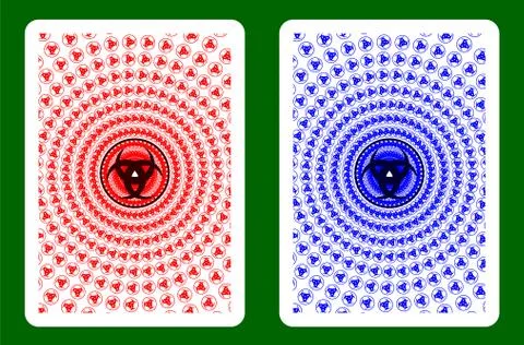 Playing Card Back Stockillustratie