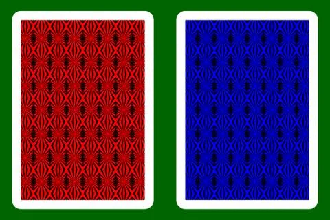 Playing Card Back Stockillustratie