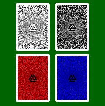 Playing Card Back Stockillustratie