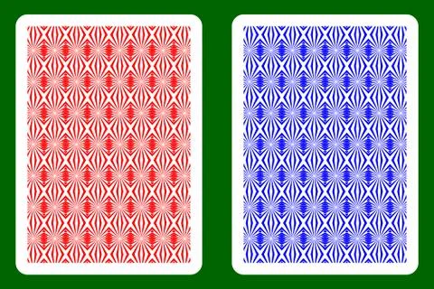 Playing Card Back Stockillustratie