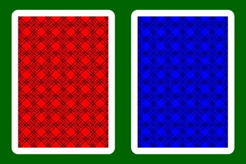 Playing Card Back Stockillustratie