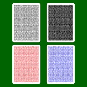 Playing Card Back Stockillustratie