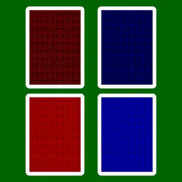 Playing Card Back Stockillustratie