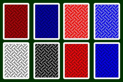 Playing Card Back Stockillustratie