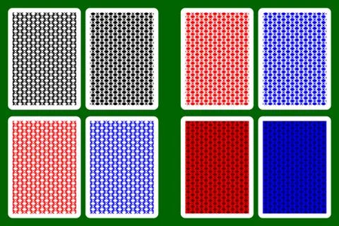 Playing Card Back Stockillustratie