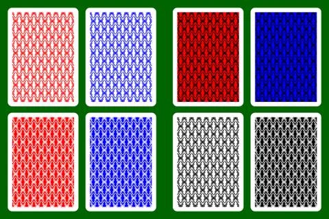 Playing Card Back Stockillustratie