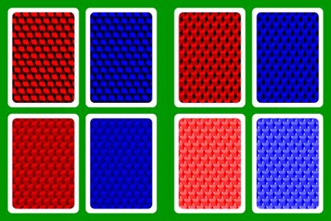 Playing Card Back Stockillustratie