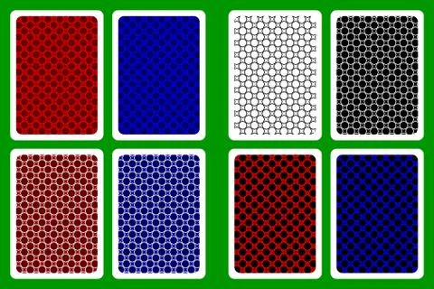 Playing Card Back Stockillustratie