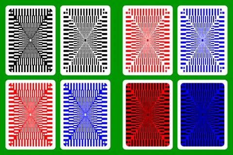Playing Card Back Stockillustratie