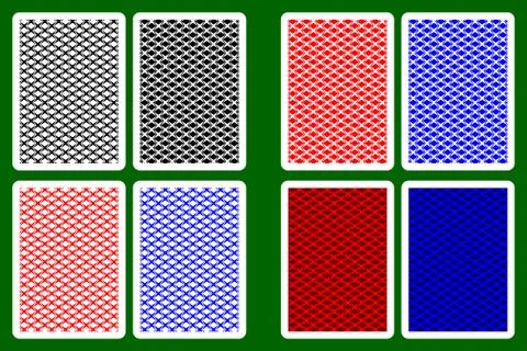 Playing Card Back Stockillustratie