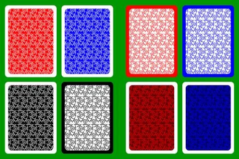 Playing Card Back Stockillustratie