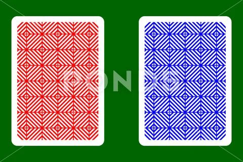 Playing Card Back Stock Illustration