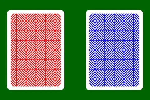 Playing Card Back Stockillustratie