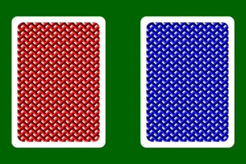 Playing Card Back Stockillustratie